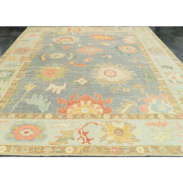 Turkish Oushak Rug 9'3" x 12'6" #22203 Explore a curated collection of hallway runners, wool rugs, and handmade...