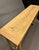 Tan Hand Made Oak Console Table For Sale - Image 8 of 10