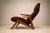 Textile Brazilian Modern Imbuia Wood & Mohair Lounge Armchair, Att. José Zanine Caldas, 1950s – Lot 881 For Sale - Image 7 of 18