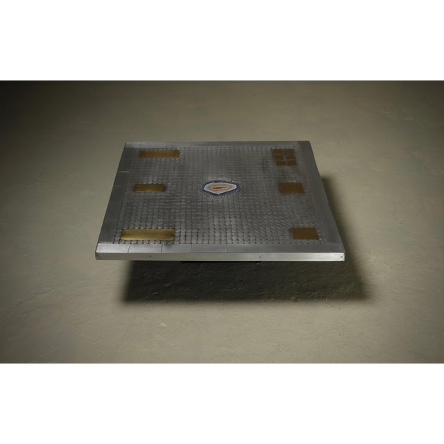 Mid-Century Modern Brutalist Coffee Table by Raf Verjans, 1980s For Sale - Image 3 of 14