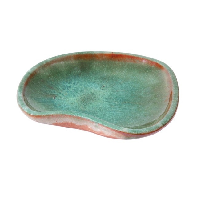 Eugene Deutsch Deutch 1948 Studio Pottery Biomorphic Dish For Sale In Indianapolis - Image 6 of 7