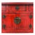 Early 20th Century Chinese Red Lacquered Altar Cabinet, Buffet Table, Sideboard For Sale In Los Angeles - Image 6 of 14