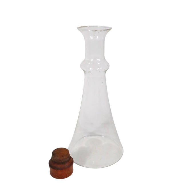 Dansk Mid Century Danish Modern Wine Carafe Designed by Gunner Cyren for Dansk Made in Denmark C 1970's For Sale - Image 4 of 6