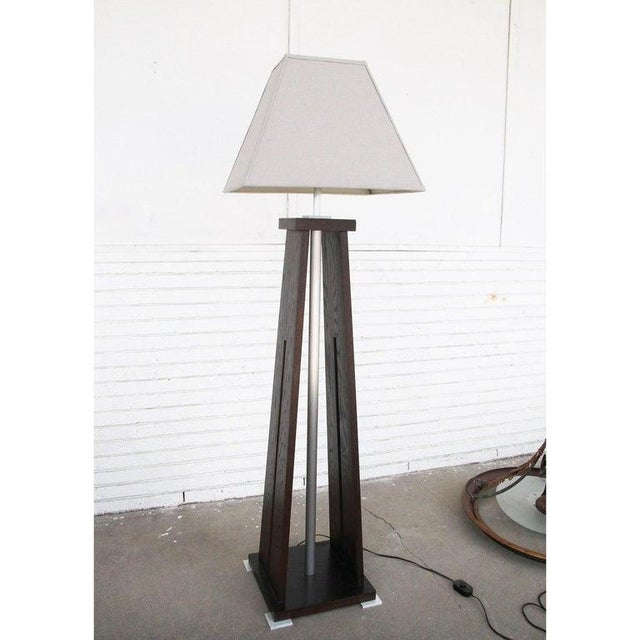 Mission 2000s Euclid Mission Style Floor Lamp by Mirak Furniture For Sale - Image 3 of 9
