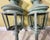 Magnificent Pair of Vintage Solid Brass Eagle-Topped Wall Lanterns For Sale In Miami - Image 6 of 17