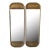 1970's Mastercraft Furniture Faux Bamboo Brass Mirrors Set For Sale