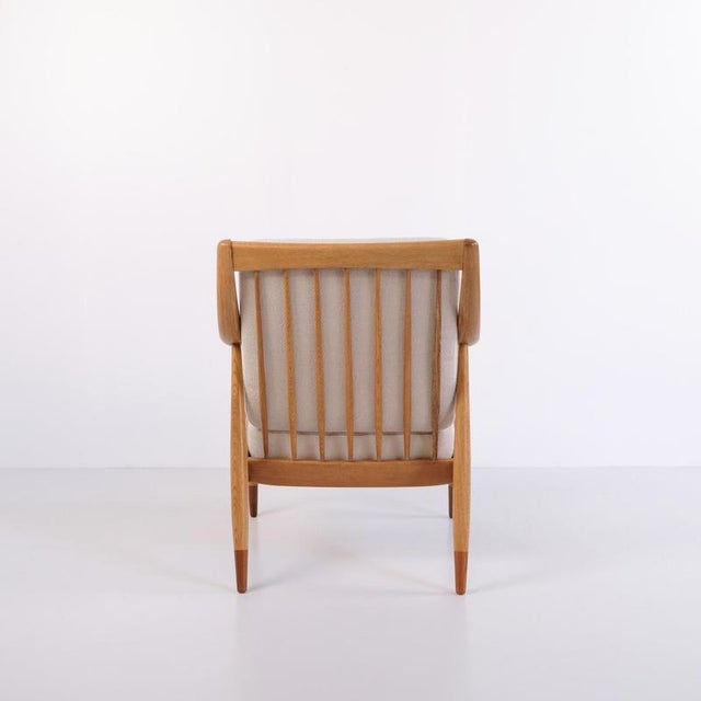 FD 135 Oak and Teak Armchair by Peter Hvidt & Mølgaard, 1950 For Sale - Image 3 of 11