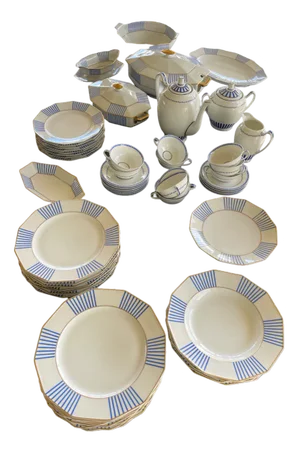 Vintage Tableware Set from Limoges, Set of 45