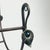 Black Hand Forged Iron Log Holder (51cm) Antique Copper Leaf Design Firewood Rack For Sale - Image 8 of 10