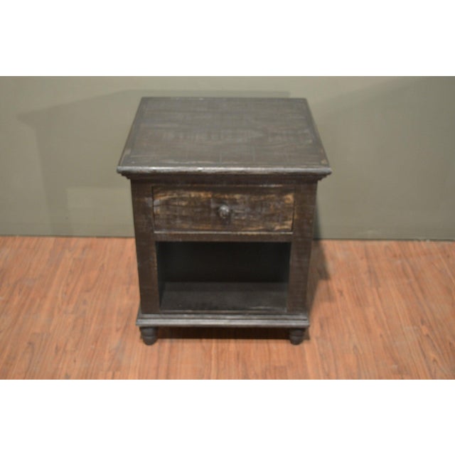 2020s Discontinued Greenview Charcoal End Table For Sale - Image 5 of 10