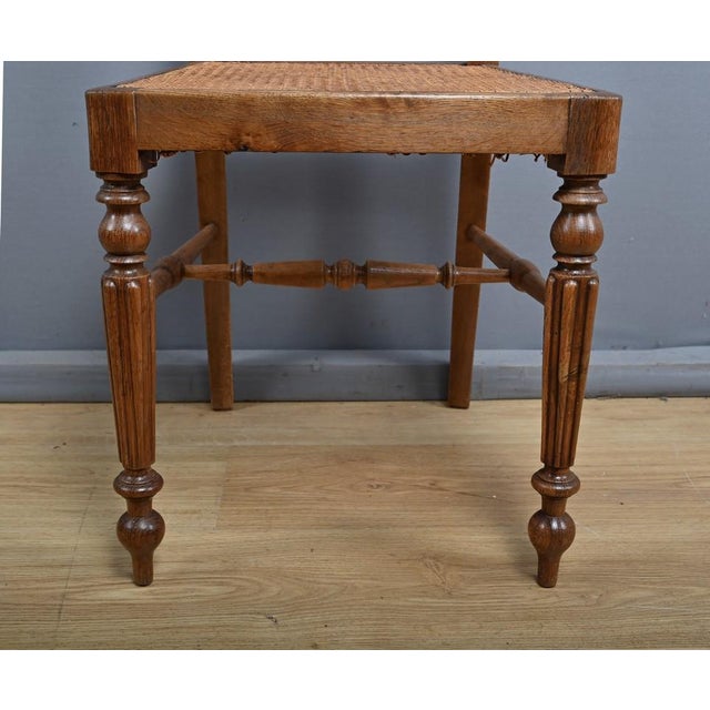 Louis Philippe Oak Chairs, Late 19th Century, Set of 5 For Sale - Image 14 of 18
