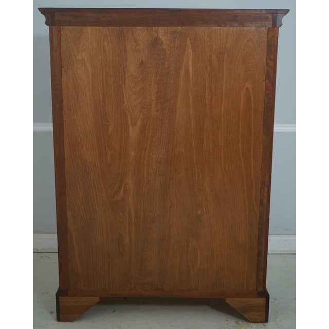Stickley Chippendale Cherry High Chest of Drawers For Sale - Image 14 of 16
