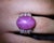 Late 20th Century Rare 21.42ct Natural Pink Star Sapphire & 0.32ct Diamond Platinum Ring, Size 8.5 For Sale - Image 11 of 18