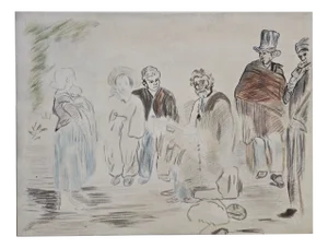 Edouard Manet, Wandering Musician, Lithograph