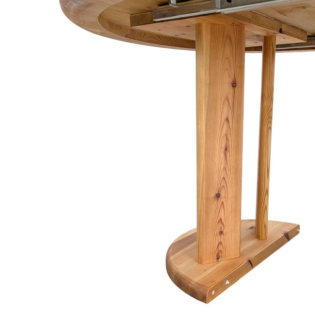 Wood Vintage Extendable Dining Table by Rainer Daumiller For Sale - Image 7 of 9