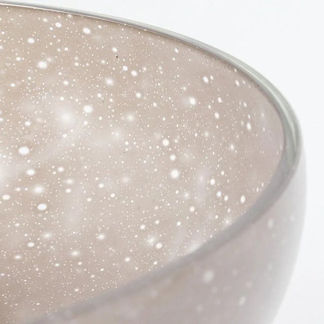 Postmodern Barbini Murano "Moon Crater" Glass Bowls, 3 For Sale - Image 3 of 11