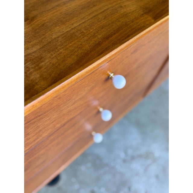 Wood Drexel Declaration Lowboy Dresser Mid Century Modern For Sale - Image 7 of 12