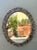 Vintage Carved Wood Oval Mirror For Sale In West Palm - Image 6 of 12