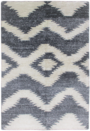 Hand Knotted Bamboo Rug - 5' x 7'