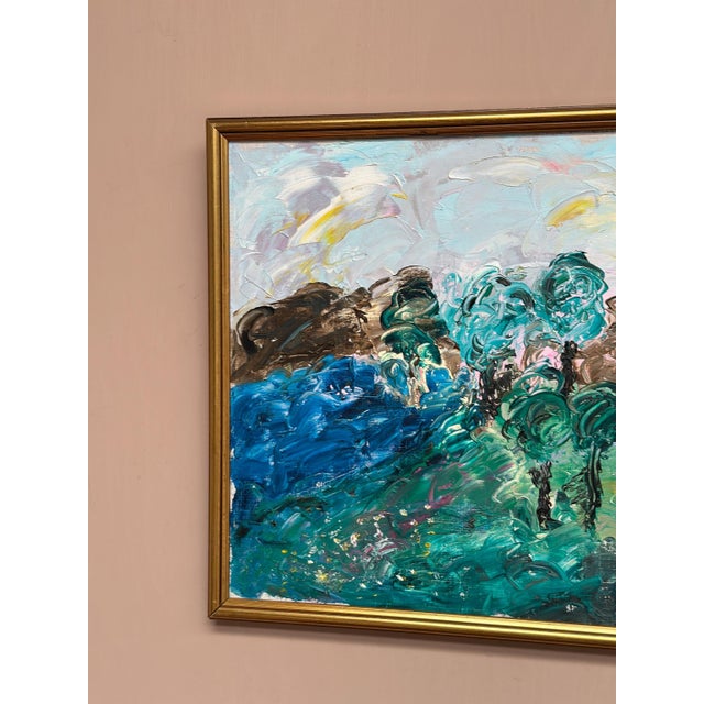 Norvy, Forest, 1994, Oil on Canvas, Framed For Sale - Image 4 of 18