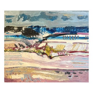 Jean Krille, Landscape 134, Oil on Canvas, 1988 For Sale