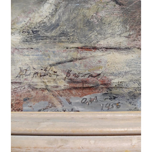 Dorothy Brown - Venice View - 1956 Oil Painting For Sale In Los Angeles - Image 6 of 11