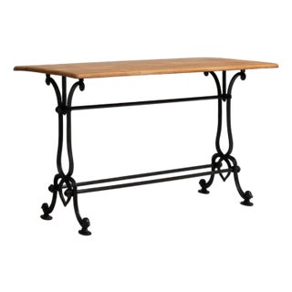 Cast Iron Bistro Table, Antique, France, Early 20th Century For Sale