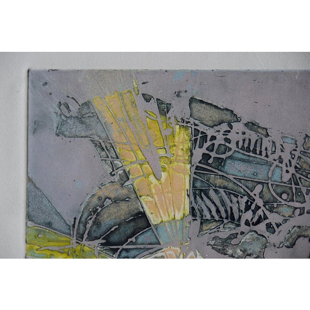 Lawrence Heyman, Fertilization IIII from Atelier 17 Series, Etching on Arches Paper, 1960s For Sale - Image 4 of 13