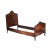 1920s Venetian Baroque Bed in Walnut from Testallini & Salviati For Sale - Image 5 of 7
