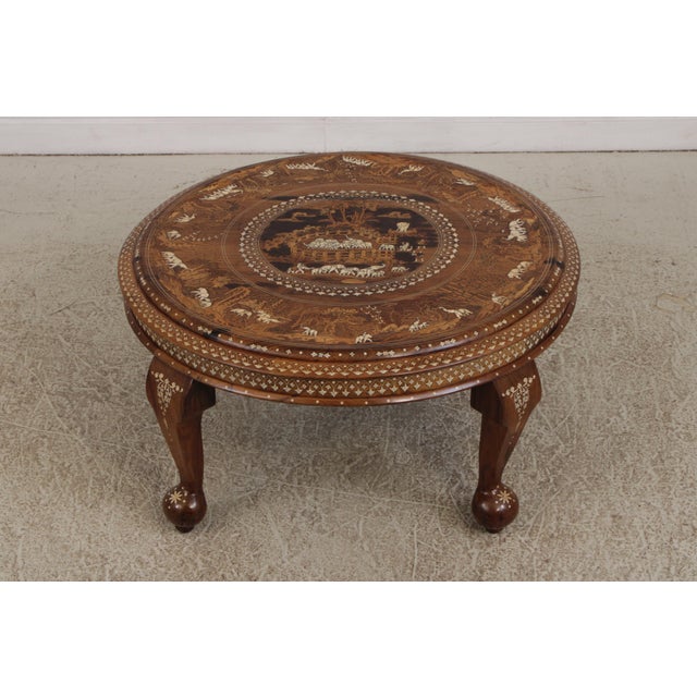 Age: Approx: 70 Years Old Details: High Quality Construction Nice Inlay Work Throughout Queen Anne Legs & Pad Feet...
