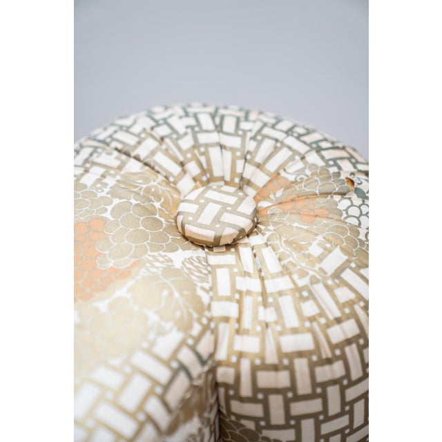 Set of 3-Seater Sofa and Silk Armchair by Tommaso Barbi, 1970s For Sale - Image 13 of 18