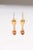 Contemporary Pair of 22k Gold Garnet Earrings, A Pair For Sale - Image 3 of 12