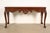 Baker Furniture Georgian Carved Mahogany Console or Sofa Table, Newly Refinished For Sale - Image 15 of 15