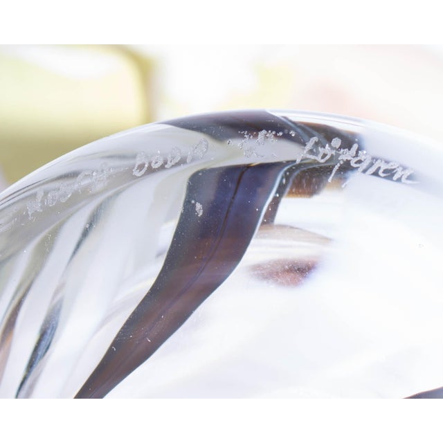 Mid-Century Modern Ludvig Löfgren Kosta Boda Cabana Glass Vase For Sale - Image 3 of 6