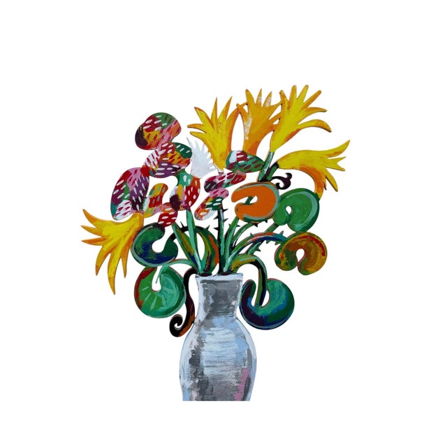 David Gerstein, Huge Pop Art Sculpture Painting Bright Vibrant Colors Israeli Dudu Gerstein For Sale - Image 13 of 18