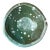 Vintage Green Glazed Studio Pottery Bowl For Sale