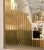 Currey & Company Currey & Co. Modern Brass Foil Finished Wall Mirror For Sale - Image 4 of 6