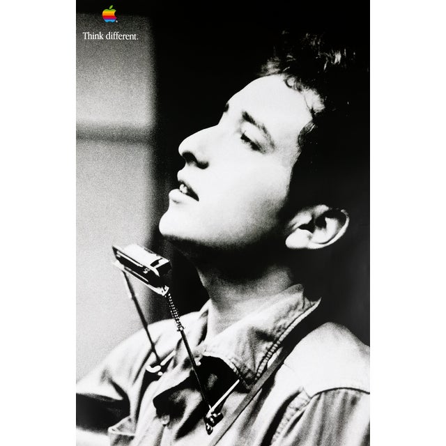 Apple Bob Dylan Poster For Sale