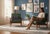 Brown Danish Lounge Chair in Walnut with Cushions Reupholstered in Wool Fabric, 1960s For Sale - Image 8 of 18