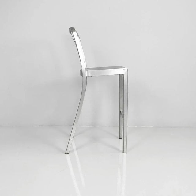 2000 - 2009 American Postmodern Hudson Stool in Aluminum by Philippe Starck for Emeco, 2000s For Sale - Image 5 of 18