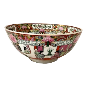 Vintage Chinese Qing Qianlong Porcelain Bowl