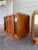 Mid 20th Century Brutalist Tobago Nightstands With Sculpted Door Fronts and Inset Smoked Mirrors - Pair For Sale - Image 10 of 13