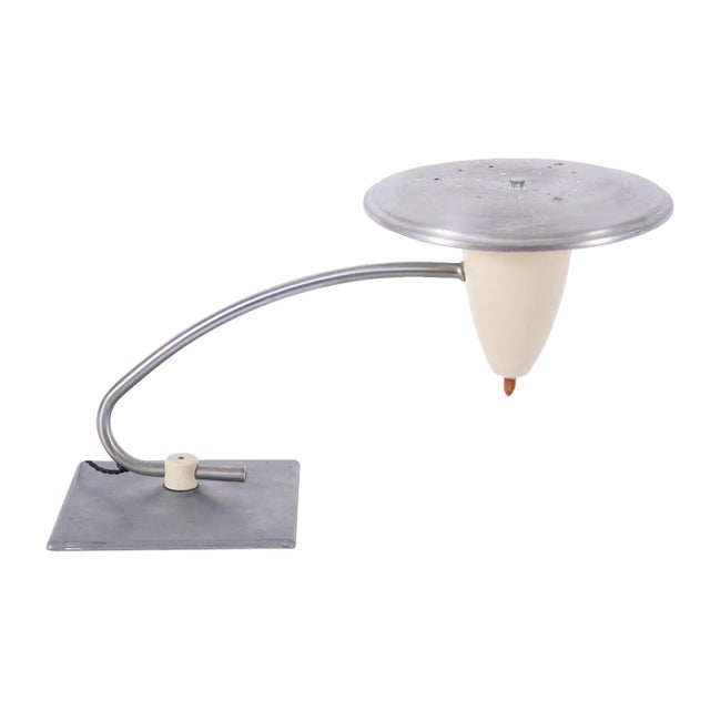 Mid-Century Aluminum Dazor Lamp For Sale