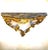 Antique hand-carved console table . Water gilding over gesso. Faux marble painted top. Unmarked and sans any label - we...
