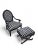 Black Vintage French Louis XVI Style Armchairs Newly Reupholstered - Pair For Sale - Image 8 of 8