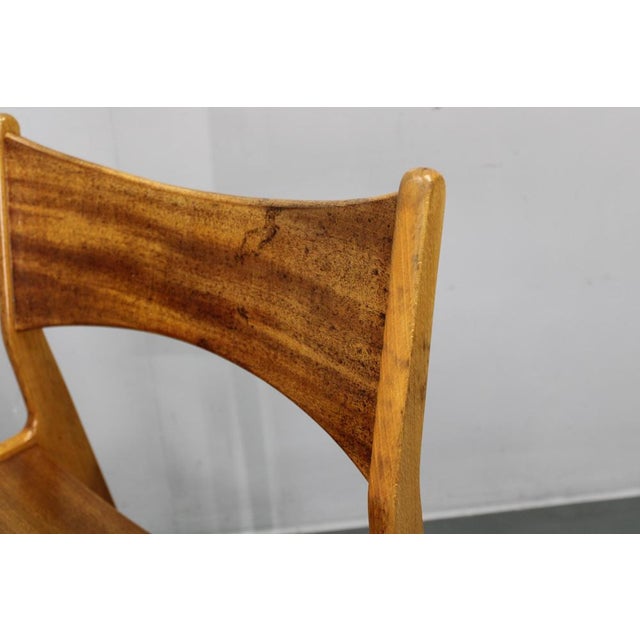 Mid-Century Danish Dining Chairs in Afzélie and Beech, 1960s, Set of 4 For Sale - Image 9 of 18