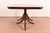 John Widdicomb Georgian Banded Mahogany Double Pedestal Extension Dining Table, Newly Refinished For Sale - Image 10 of 11