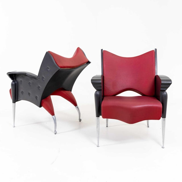 Armchairs Mod. Maletak by Bořek Šípek for Maletti, Italy 1992 For Sale - Image 4 of 18