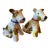 Vintage Pair of H. Mária Ráhmer Ceramic Sculptures of Terrier Dogs For Sale