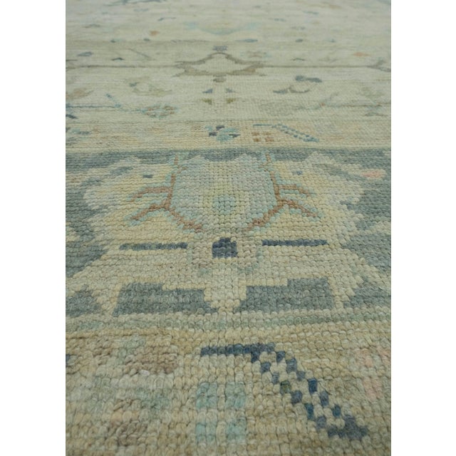 Early 21st Century Turkish Oushak Rug 9'11" x 14'1" #18641 For Sale - Image 5 of 8